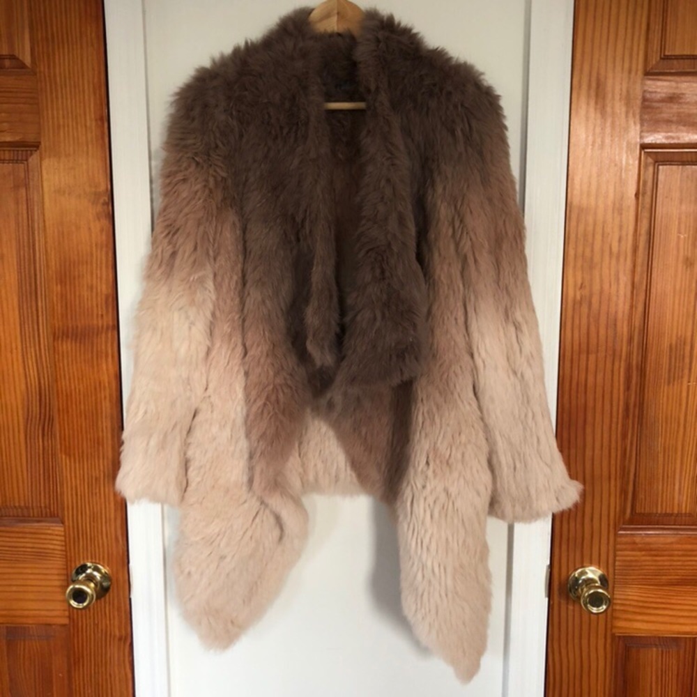 Love Token Ombré Fur Coat